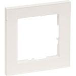 Legrand SEANO+1-fach Rahmen in 765181 der Farbausführung Ultraweiß 10 (765181)