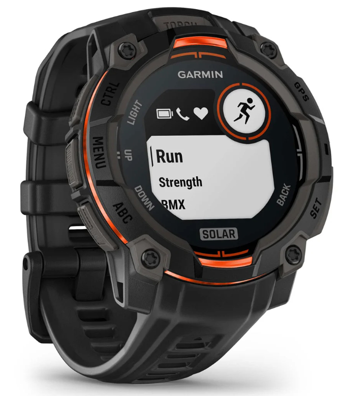 Garmin Instinct 3 Solar 0,9" GPS Smartwatch 45 mm Schwarz