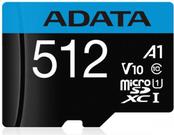 ADATA Premier 512GB microSDXC (UHS-I U1, Class 10, V10, A1) (AUSDX512GUICL10A1-RA1)