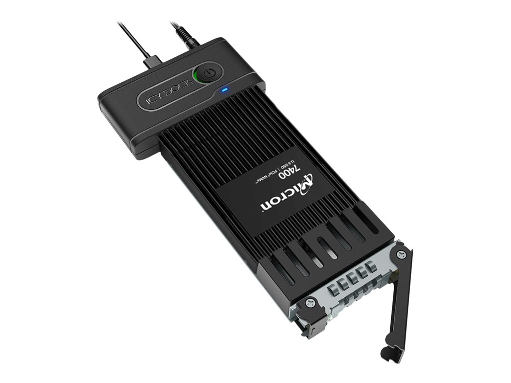 ICY DOCK EZ-Adapter Ex MB931U-1VB R1 U.2 NVMe SSD Adapter USB-C 3.2 Gen 2 Schwarz