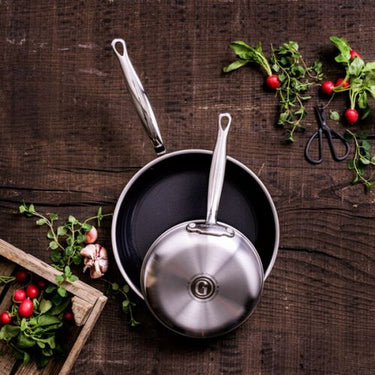 GreenPan Premiere CC005002-001 Bratpfannenset 20+28 cm Silber