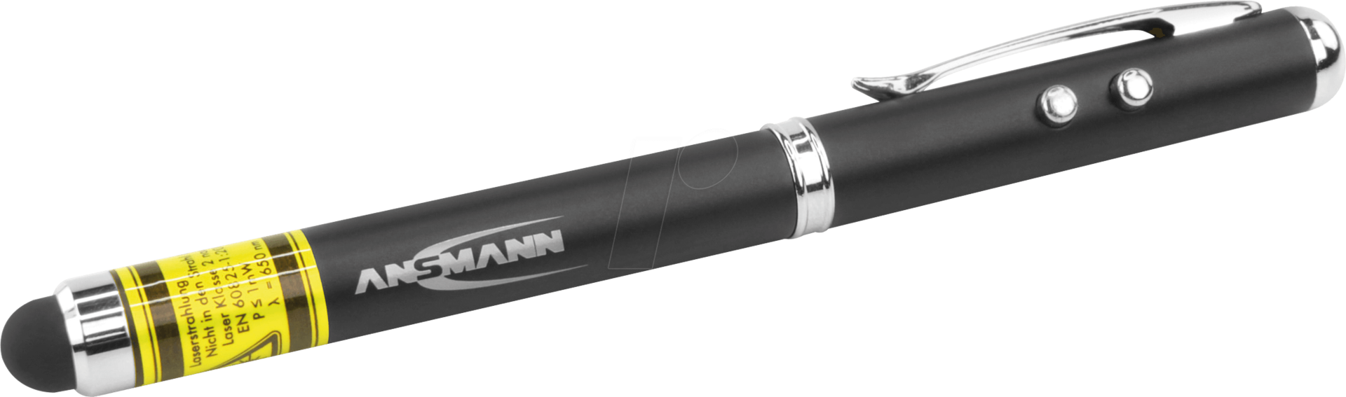 Ansmann Stylus Touch 4in1 Eingabestift Schwarz - Silber 22 g (1600-0271)