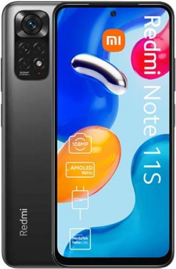 Xiaomi Redmi Note 11S 16,3 cm (6.43" ) Dual-SIM Android 11 4G USB Typ-C 6 GB 64 GB 5000 mAh Grau (Redmi Note 1)