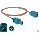 DeLOCK 90003 Koaxialkabel RG-316/U 1 m FAKRA Z Beige (90003)