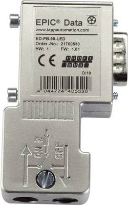 Lappkabel EPIC® Data PROFIBUS Steckverbinder mit Schraubanschluss EPIC® ED-PB-90-LED-S Inhalt: 1 St. (21700530)