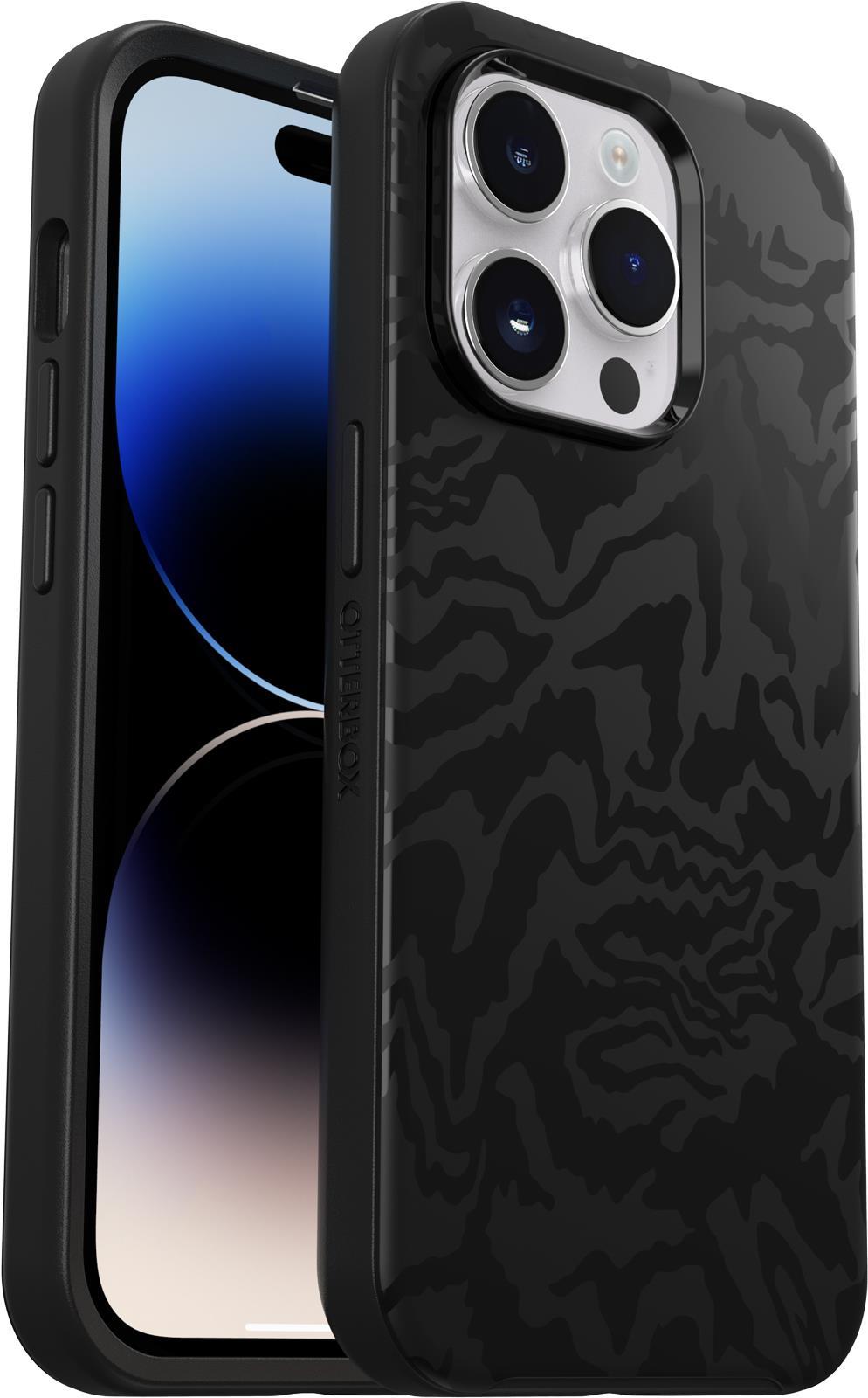 OtterBox Symmetry Plus Hülle für iPhone 14 Pro Rebel schwarz/fabric (77-88960)