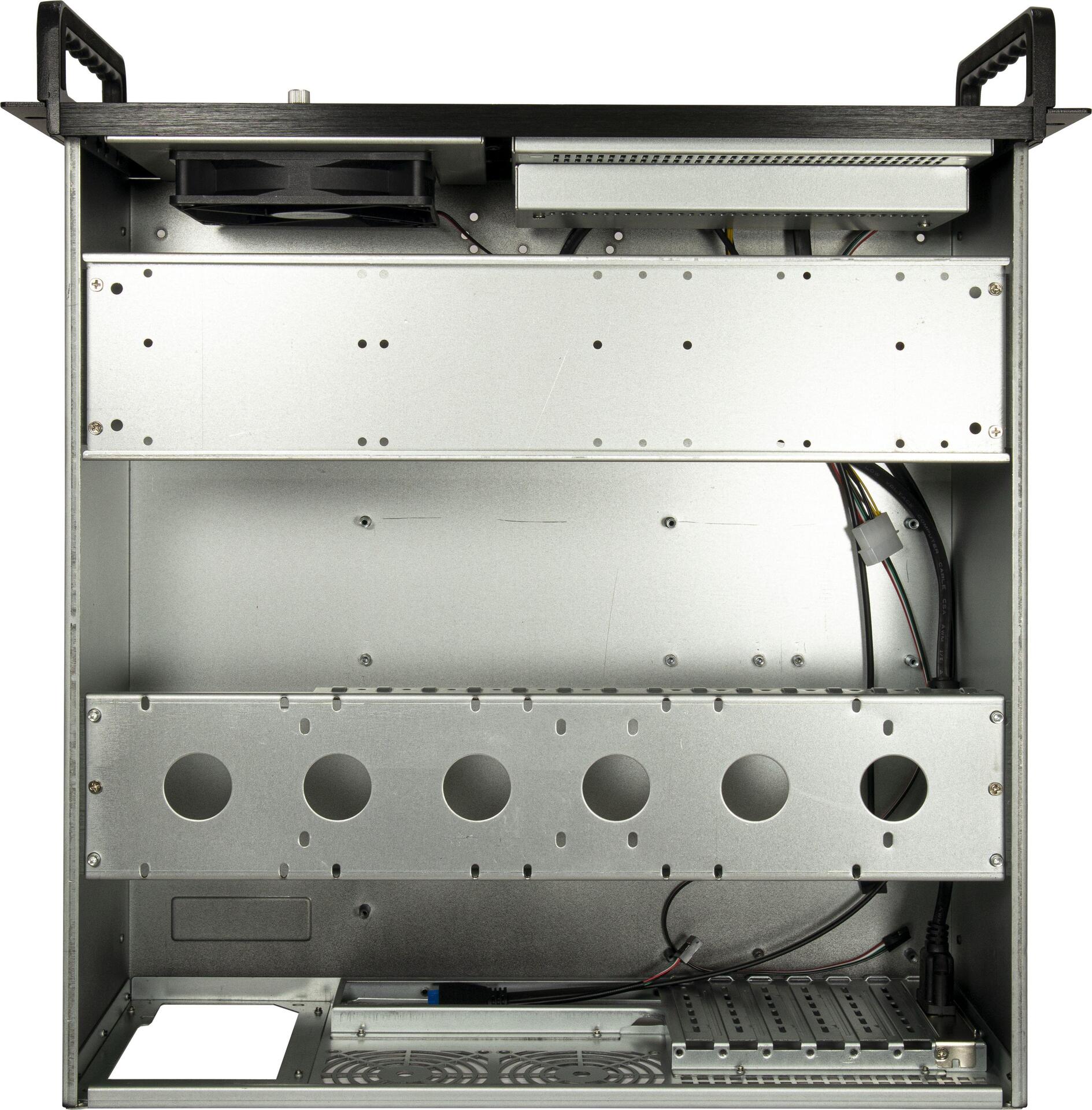 Inter-Tech IPC 4U-4460TFT 4U Rack-Gehäuse E-ATX Schwarz
