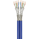 Wentronic GoobayCat.7 RohkabelA+ Duplex-Netzwerkkabel, S/FTP (PiMF), Blau, 500 m - CU, AWG 22/1 (solid), LSZH (91897)