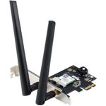 ASUS PCE-AXE5400 PCI-E Adapter WiFi 6E (802.11ax), Tri-Band, bis zu 5.400 Mbit/s, Bluetooth 5.2, PCI-Express x1 (90IG07I0-ME0B10)