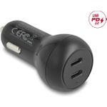 Delock Kfz Ladeadapter 2 x USB Type-C PD 3.0 mit 40 W (64330)