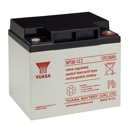 Yuasa NP38-12I Spezialbatterie 12 V 38 Ah VRLA Schwarz, Weiß