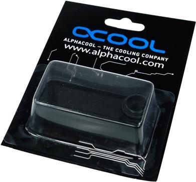 Alphacool HF Doppelnippel G1/4 AG auf G1/4 AG mit O-Ring - Deep Black (17037)