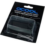 Alphacool HF Doppelnippel G1/4 AG auf G1/4 AG mit O-Ring - Deep Black (17037)