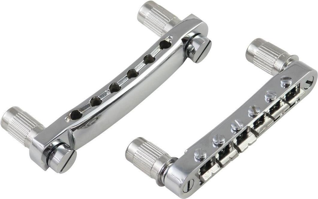 DIMAVERY Brücke u. Stopbar Tailpiece für LP-Modell (26300214)