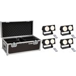 EUROLITE Set 4x LED CBB-2 COB WW Leiste + Case (20000811)