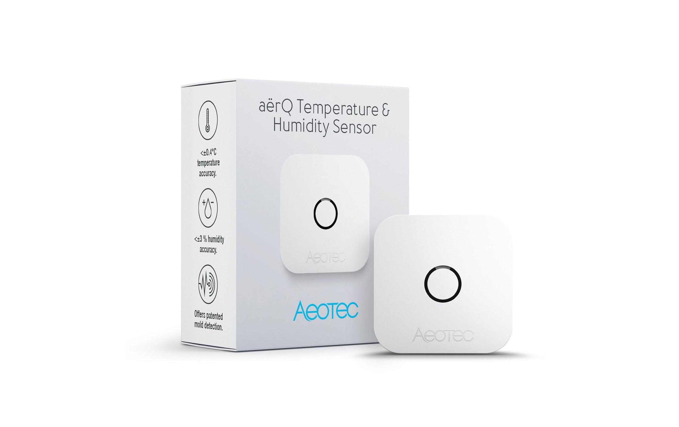 Aeotec aërQ Temperatur- und Feuchtigkeitssensor Z-Wave (AEOEZWA039)