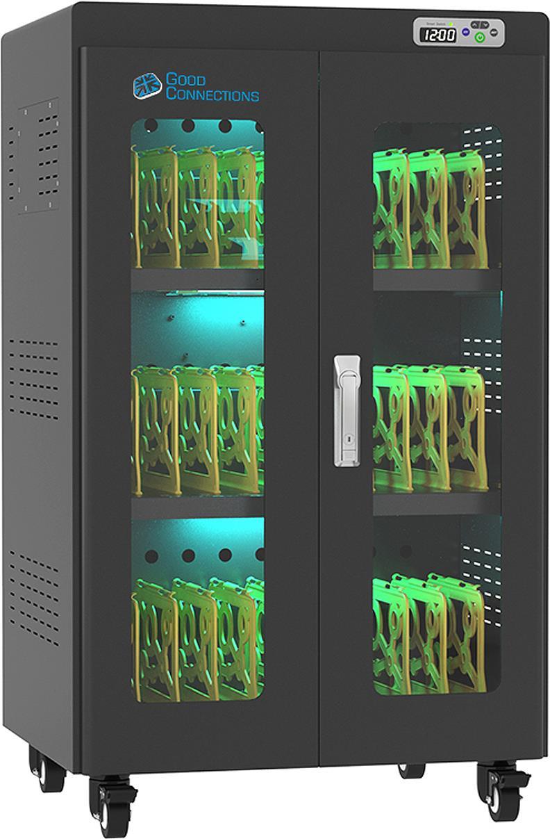 Alcasa Good Connections ANTARES N30E Schrank zur Verwaltung tragbarer Geräte Schwarz (PCT03-B30S)