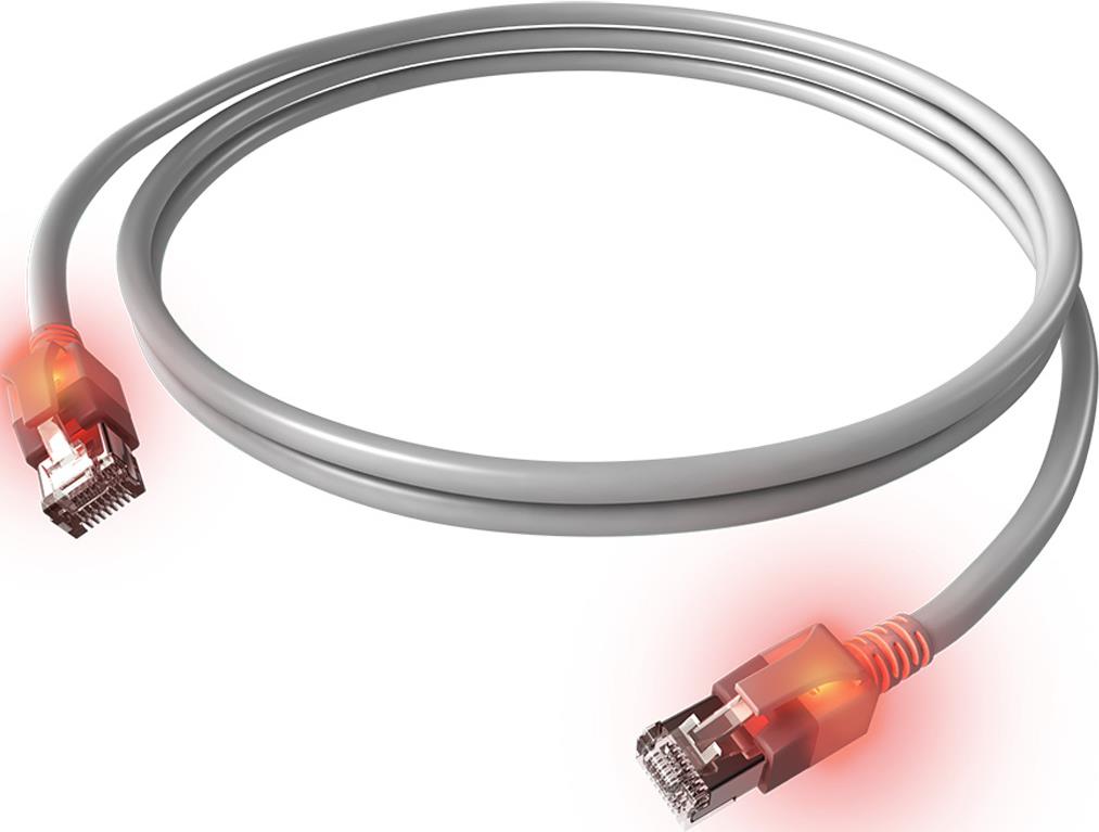 EasyLan Cat.6A S/FTP Patchkabel 2 m Grau