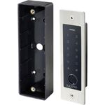 Sygonix SY-5231014 Fingerprint/RFID Zugangssystem Unterputz 12 V/DC, 18 V/DC IP55 mit beleuchteter Tastatur (SY-5231014)