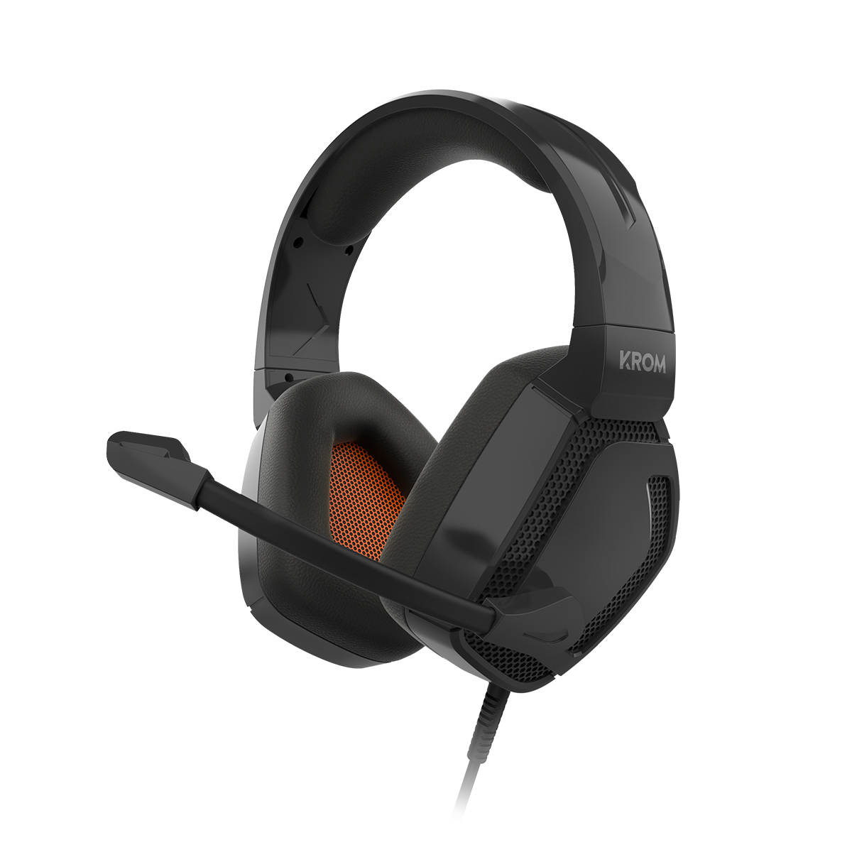 Krom Gaming KOPA PRO Kabelgebundenes Gaming-Headset 3,5 mm Klinke 20–20000 Hz Schwarz