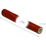 Delock Feuerfester Schutzschlauch silikonbeschichtet 2 m x 10 mm rot (18897)