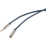 shiverpeaks SP30811-SLIM Audio-Kabel 0,75 m 3.5mm Blau - Chrom (SP30811-SLIM)
