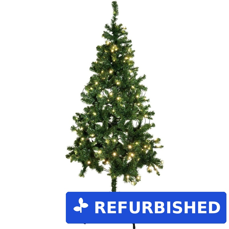 EUROPALMS Tannenbaum, beleuchtet, 210cm (83500299) (geöffnet)