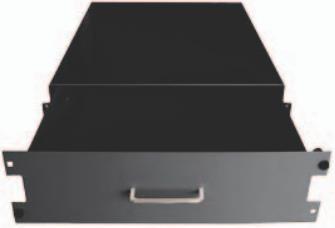 Wirewin DRAWER 500 2U BLACK Rack Zubehör Blindplatte DRAWER 500 2U 