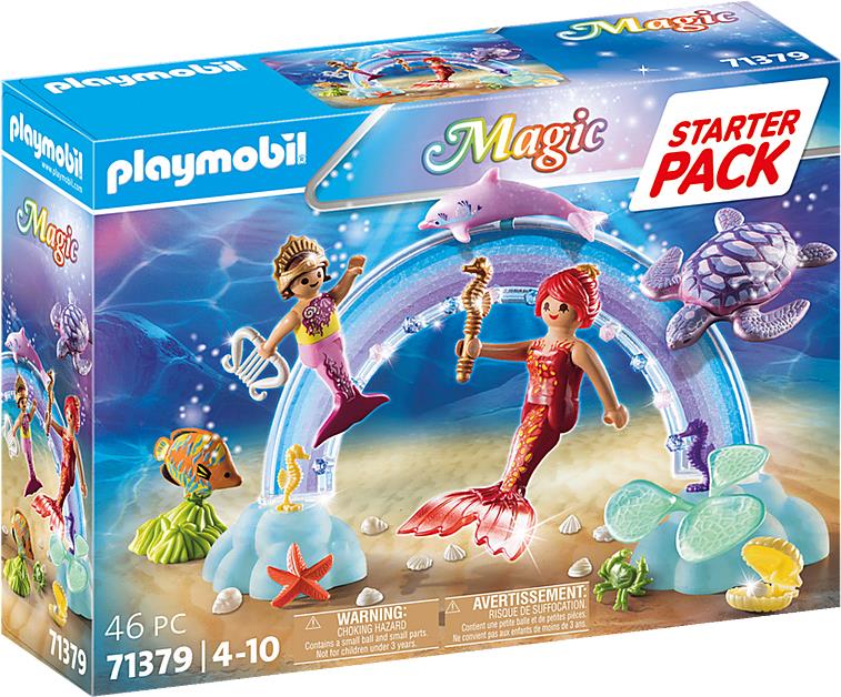 Playmobil Magic Starter Pack Meerjungfrauen. Typ: Aktion/Abenteuer, Empfohlenes Alter in Jahren (mind.): 4 Jahr(e), Empfohlenes Alter in Jahren (max.): 10 Jahr(e), Produktfarbe: Mehrfarbig (71379)