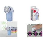 metaltex Fusselrasierer, mit Behälter & Reinigungsbürste Farbe: blau/weiß, Material: ABS/Edelstahl, mit großem - 1 Stück (418505000)