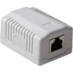 ACT Surface mounted box shielded 1 ports CAT6A. Type: CAT6A Wall mountbox c6a 1p shielded (FA7005)