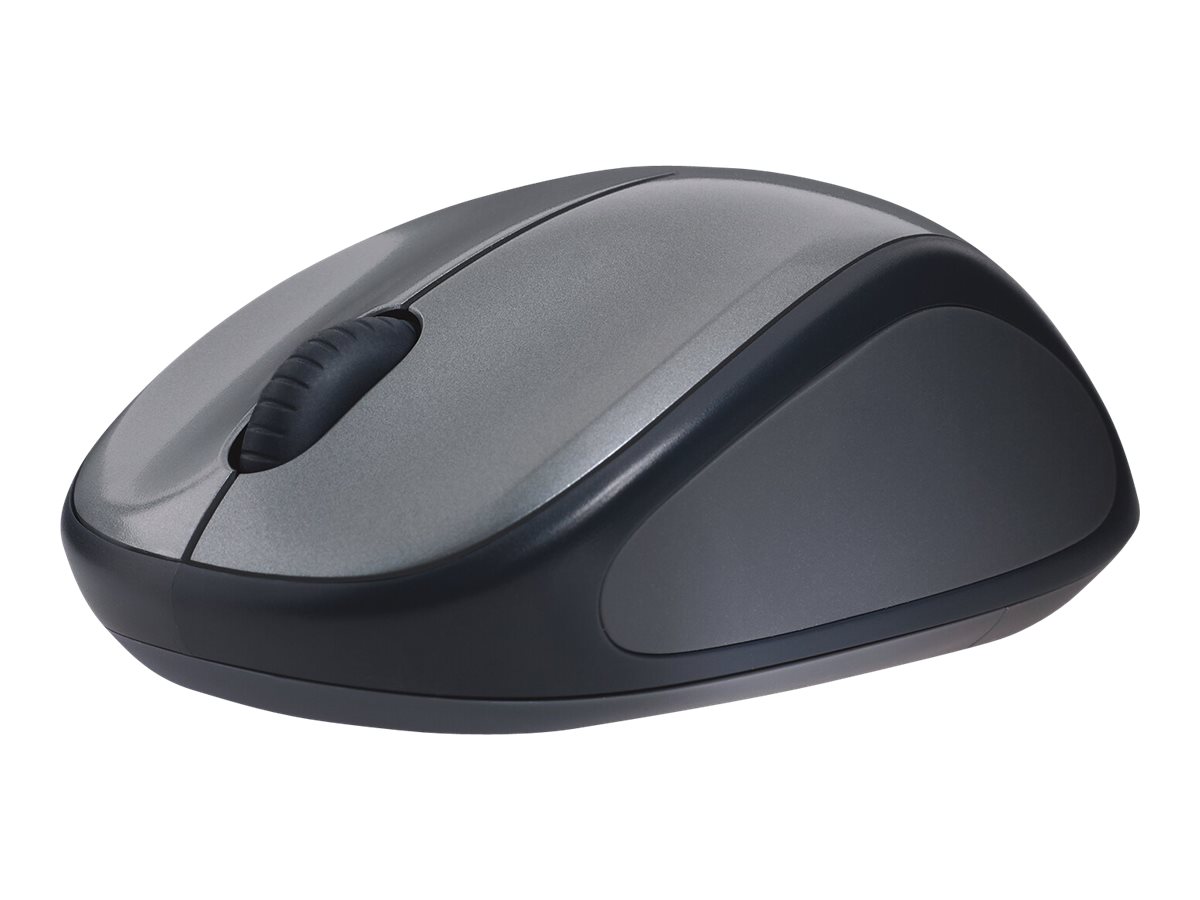 Logitech M235 Kabellose Optische Maus 2,4 GHz USB-Empfänger 1000 DPI Schwarz, Anthrazit
