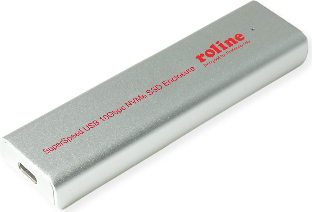 ROLINE Externes USB3.2G2 Typ C-Gehäuse fuer M.2 NVME SSD (16.01.4148)