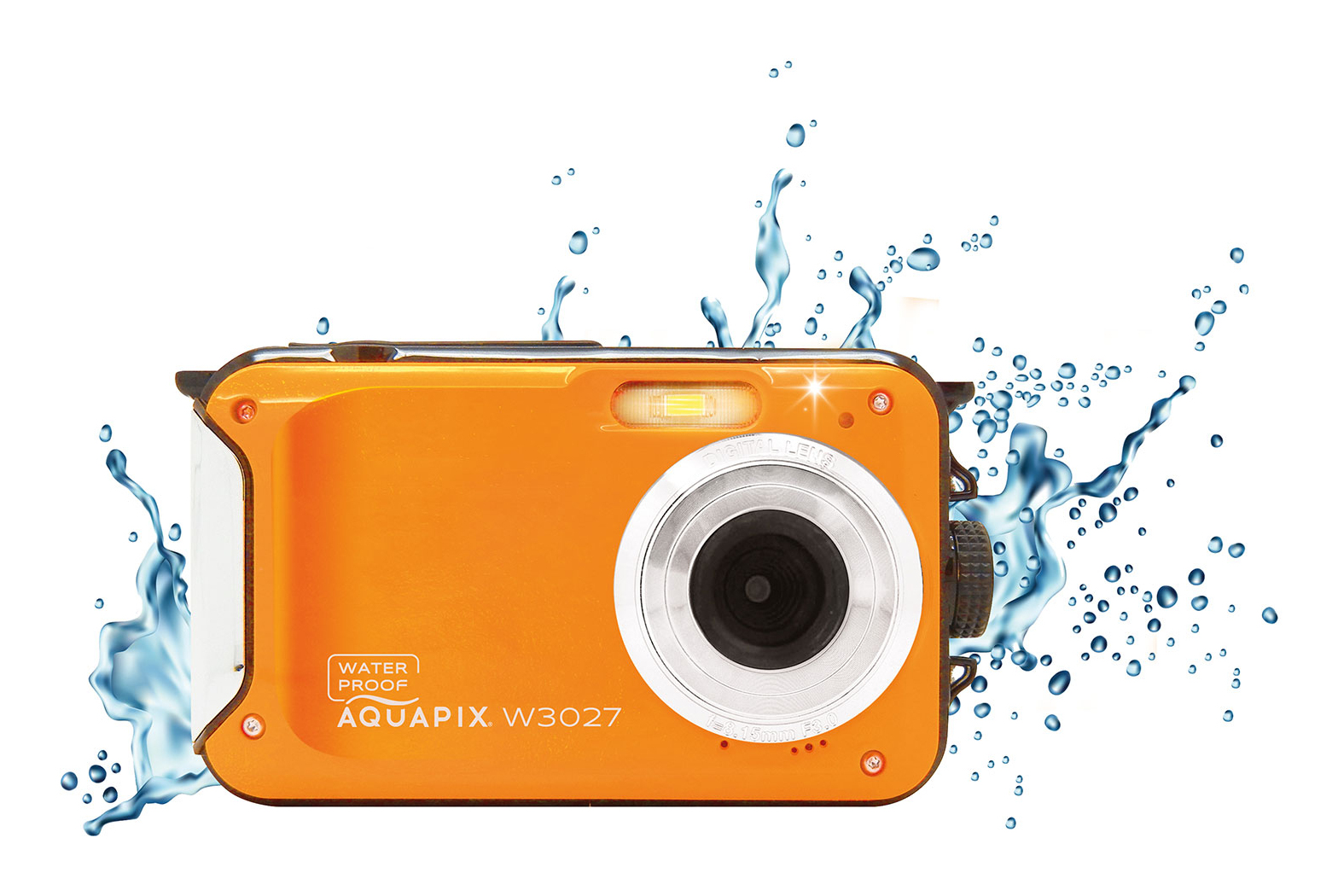 Easypix Aquapix W3027 Wave Unterwasser-Digitalkamera 5 MP 2,7" Sunset Orange
