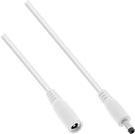 DC Verlängerungskabel Stecker/Buchse 4.0x1.7mm weiss 2m - Verlängerungskabel (26802D)