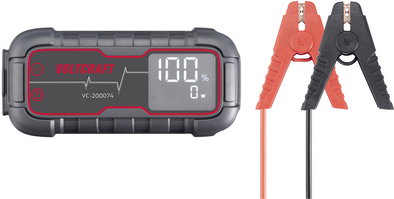 Voltcraft Schnellstartsystem VC-200074 VC-16026005 Starthilfestrom (12 V)=1000 A Elektronikschutz (VC-16026005)