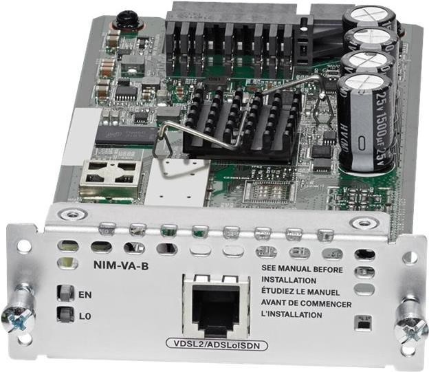 Cisco 1-port VDSL2/ADSL2+ over ISDN with Annex B/J (NIM-VA-B=)