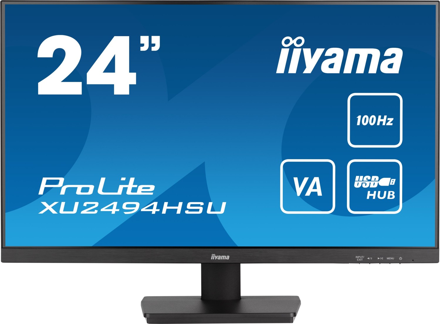 iiyama ProLite Computerbildschirm 60,5 cm (23.8") 1920 x 1080 Pixel Full HD LED Schwarz (XU2494HSU-B6)