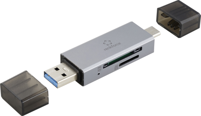 Renkforce RF-PCR-400 Externer Speicherkartenleser USB 3.0 Space Grau (RF-6179482)