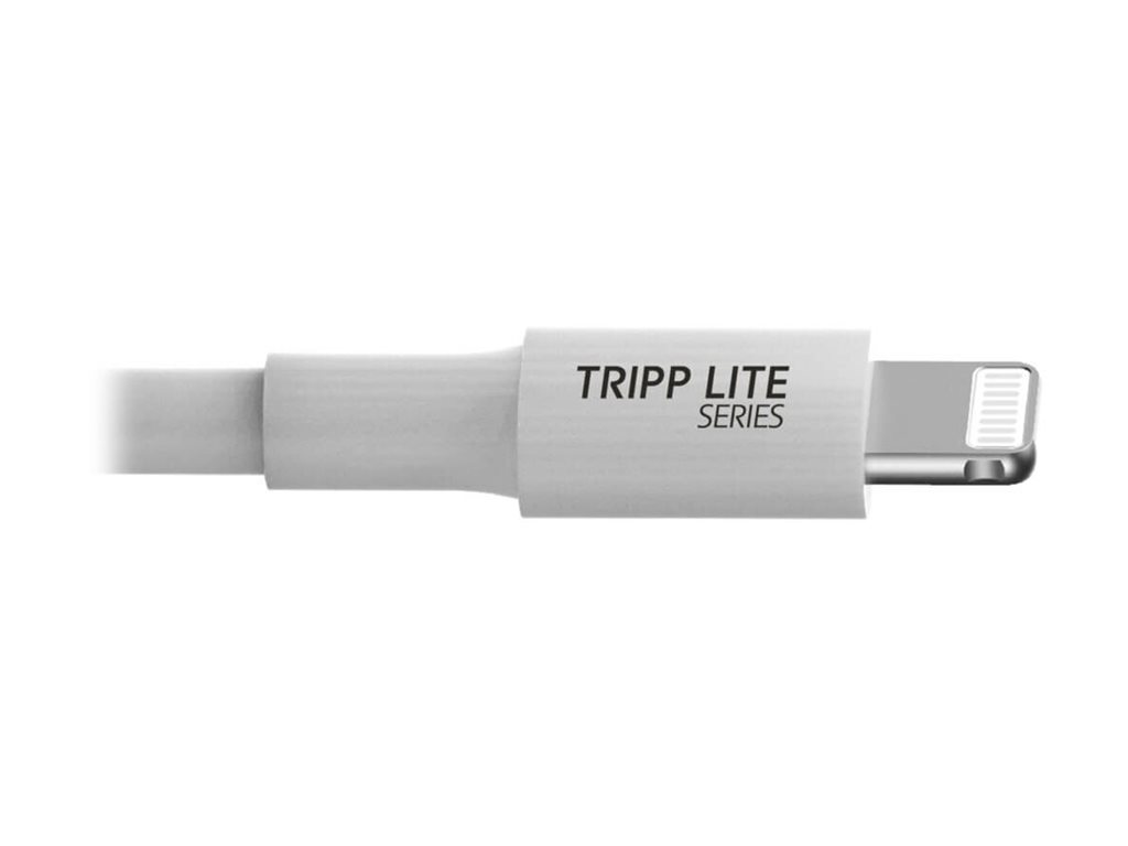 Tripp Lite Eaton Tripp Lite Series USB-A to Lightning Sync/Charge Cable MFi Certified 1.83 m Weiß
