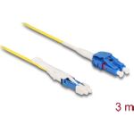 Delock LWL Kabel CS Stecker zu LC Duplex UPC Singlemode G657A2 OS2 Uniboot 3 (88315)