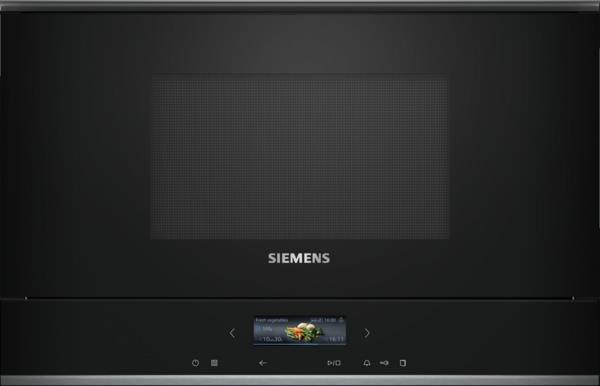 Siemens BF722R1B1 Mikrowelle Integriert Solo-Mikrowelle 21 l 900 W Schwarz (BF722R1B1)