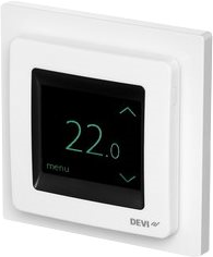 DEVI UP Uhren-Thermostat 16A 140F1065 DEVIreg Touch mit Touch-Display 140F1065 (140F1065)