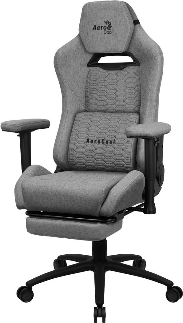 Aerocool Royal AeroWeave Universal-Gamingstuhl Gepolsterter Sitz Grau (AEROROYAL-ASH-GREY)