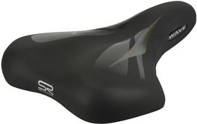 SELLE ROYAL Trekking-Gel-Fahrradsattel Damen, schwarz Gel-Sattel speziell der Anatomie von Damen angepasst, - 1 Stück (85655)