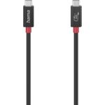Hama 00200779 USB Kabel 1 m USB4 Gen 3x2 USB C Schwarz (00200779)