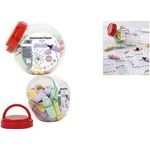 EBERHARD FABER Textmarker Mini Pastell, 30er Bonboniere Kunststoff-Bonbonglas, Keilspitze, Strichstärke: 2,0 - 1 Stück (551430)