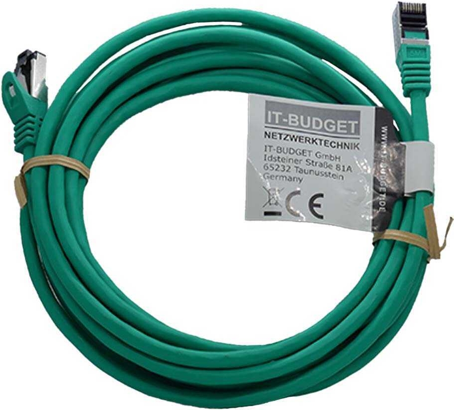 IT-BUDGET Vollkupfer Premium Patchkabel (90ITBFLEX81PK5GR)