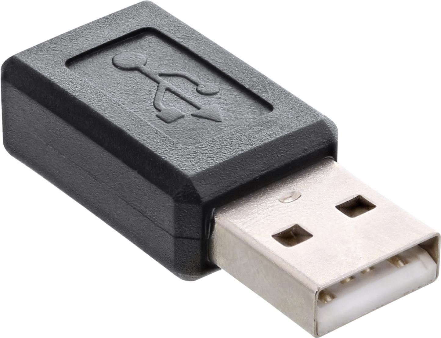 INLINE USB-Adapter Micro-USB Typ B (W) zu USB (M) (31612)