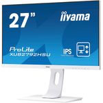 iiyama ProLite XUB2792HSU-W1 - LED-Monitor - 68.6 cm (27") - 1920 x 1080 Full HD (1080p) - IPS - 250 cd/m² - 1000:1 - 4 ms - HDMI, VGA, DisplayPort - Lautsprecher - Mattes Weiß [Energieklasse E]